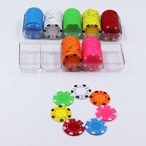 High-quality Casino-grade Plastic Poker Chips Designed for Use in Casinos and Mahjong <b>Games</b> - Product Image 4