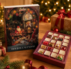 <span class=keywords><strong>Caja</strong></span> de Calendario de Adviento Navideño Personalizada para Empaque de Chocolate, <span class=keywords><strong>Caja</strong></span> Sorpresa de Lujo con 24 Días de Cuenta Regresiva y Divisores, Venta al Por Mayor - Product Image 3