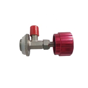 Vanne de sécurité universelle en laiton pour réfrigérant, ouverte, avec pièces HVAC - Product Image 1