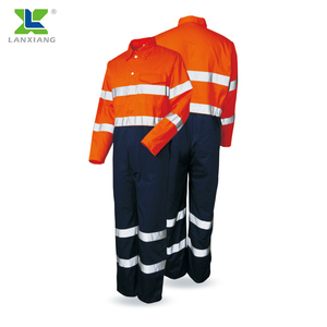 OEM Orange Premier Ensemble De Sécurité Avec Bande Réfléchissante Pour Vêtements De Travail Combinaison De Sécurité - Product Image 3