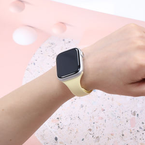 Relojes de pulsera deportivos de silicona correa de reloj para <span class=keywords><strong>Apple</strong></span> <span class=keywords><strong>Watch</strong></span> Series 10 9 8 7 <span class=keywords><strong>6</strong></span> 5 SE correas de reloj inteligente 41mm 42mm 44mm 49mm - Product Image 4