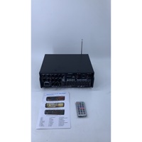 Amplificateur de son professionnel FM Radio BT pour home cinéma, équipement 300W, amplificateur de puissance 2 canaux avec BT