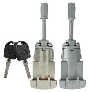 กระบอกล็อคประตูโฟล์คสวาเก้น 1J0837167 1J0837168 สำหรับพาสต้า B5 ซ้ายขวาเปลี่ยนใหม่โลหะผสมสังกะสีทองเหลือง - Product Image 5