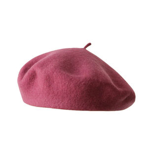 2025年 新作 カスタム 刺繍 プリント柄 ロゴ入り ウール ボイナハット 冬用 無地 フレンチベレー帽 レディース カジュアルウェア - Product Image 5