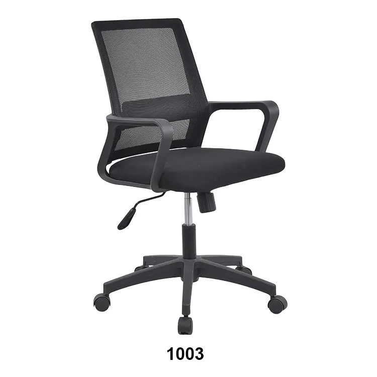 Modern ofis mobilyaları montajı kolay fabrika ucuz fiyat ince işçilik ergonomik Mesh personel ofis bilgisayar sandalyesi