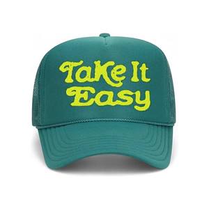 Gorra de camionero personalizada OEM gorras deportivas gorras de camionero de espuma logotipo personalizado bordado en 3D gorra de malla de 5 paneles impresión fabricantes gorra de camionero - Product Image 5