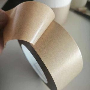 Đóng Gói Nâu Gummed Nước Sợi Kích Hoạt Gia Cố Kraft Giấy Băng Cuộn Biểu Tượng Tùy Chỉnh Kraft Sticker Băng - Product Image 6