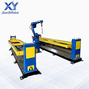 Máquina de soldadura automática YASAKAWA para tubos CS con PLC, celda de soldadura para vigas H, posicionador y limpieza de antorchas - Product Image 4