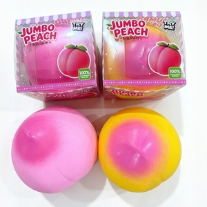 Oso de Piña Extra Grande, Juguete Antiestrés Realista con Forma de Fruta, Uva, Durazno, TPR, de Rebote Lento, para Descompresión - Product Image 1