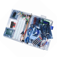 Kit de Inicio RFID para Principiantes con Motor Paso a Paso, Sensor Ultrasónico, Placa R3, ATMEGA328P, 74HC595, RC522, SG90