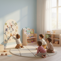 Ensemble d'aimants du corps humain UCI pour les enfants de 3 à 7 ans, thème carton, ensemble éducatif populaire pour les enfants