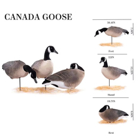 Décoys de chasse au canard en plastique EVA légers et écologiques - Durables et résistants à l'eau, multi-tailles pour la chasse en plein air