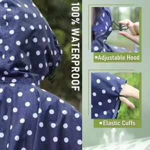 Poncho de Lluvia Impermeable Personalizado al por Mayor con Capucha, Poncho de Lluvia Portátil para Adultos, para Festivales al Aire Libre y Viajes - Product Image 6