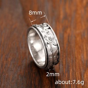 Anello Vintage a Forma di Rondine di Montagna per Donne, Accessorio Moda Ispirato alla Natura per Uso Quotidiano - Product Image 5