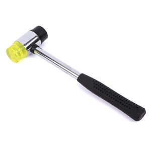 Martillo de instalación Niu Bang, mango de goma con cabeza redonda de acero con alto contenido de carbono 45, para bricolaje y herramientas artesanales - Product Image 1