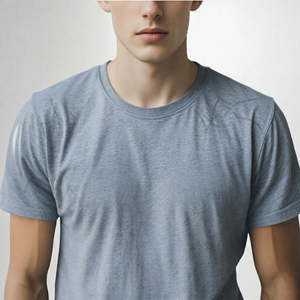 เสื้อยืดทรงบ็อกซี่โอเวอร์ไซส์ผ้าคอตตอนวอช 310 กรัม แขนสั้น คอกลม สำหรับงานพิมพ์ลายตามสั่ง - Product Image 2
