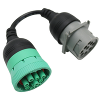 Câble adaptateur de diagnostic 9 broches robuste pour la conversion de communication et le service moteur, compatible Cummins
