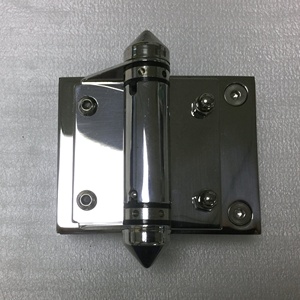 Charnière de portail en verre sans cadre pour clôture de <span class=keywords><strong>piscine</strong></span>, charnière de portail hydraulique à fermeture douce Applause, charnières de serrage pour verre - Product Image 2