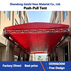 Auvent coulissant électrique, tente électrique à ouverture et fermeture électriques - Un parasol coulissant pliable, utilisé pour les toits sportifs - Product Image 2