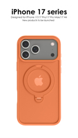 Funda trasera para iPhone 17 Pro Max con soporte de rotación de 360 grados para iPhone 16 pro Max