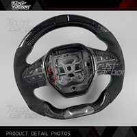 Volant en fibre de carbone personnalisé avec affichage LED du régime moteur pour Peugeot E208 E308 308 E408 408 4008 E508 508 GT
