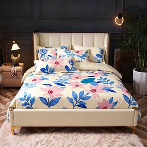 Nouveauté : Tissu de drap de lit en microfibre brossée 100 % polyester, textiles de maison, toucher coton, rouleaux de tissus imprimés pour draps - Product Image 5