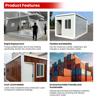 Abri mobile préfabriqué ignifuge et étanche pour les secours en cas d'urgence, de catastrophe et de sauvetage, maison pliable, conteneur habitable