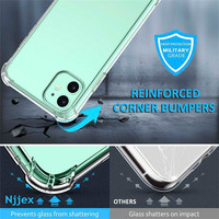 Pour iPhone 13 13 Pro Max Cas Clair Transparent TPU Choc Bumper Preuve Doux Utral-Mince Couverture Pour iPhone 12 Pro Max X XS MAX