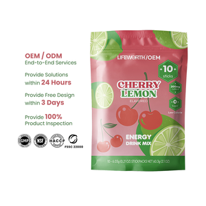 LIFEWORTH - Polvo Energético con Cafeína en Sobres con Vitaminas del Grupo B y L-Teanina <span class=keywords><strong>para</strong></span> Antes del Ejercicio y Apoyo Inmunológico - Product Image 1