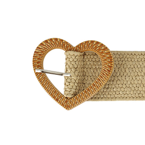 Cinturón <span class=keywords><strong>de</strong></span> Vestir Informal y Cómodo para <span class=keywords><strong>Mujer</strong></span>, Diseño <span class=keywords><strong>de</strong></span> Moda Honsen, Hebilla <span class=keywords><strong>de</strong></span> Aleación Negra, Tejido <span class=keywords><strong>de</strong></span> <span class=keywords><strong>Rafia</strong></span>, Longitud Ajustable <span class=keywords><strong>de</strong></span> 105-120 cm - Product Image 3