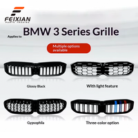Para BMW E90 E91 F30 F31 F35 G20 G21 G28, Rejilla Delantera con Luces LED, Piezas de Modificación Exterior