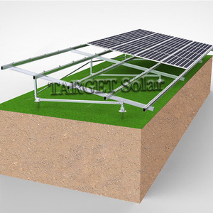 Système de panneaux solaires à montage au sol TARGET, galvanisé à chaud, pour l'installation d'énergie solaire - Product Image 1