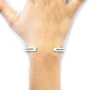 Bracciale Geometrico Midi in Argento Brady Outline - Product Image 1