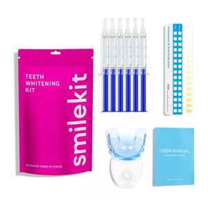 Kit de blanchiment des dents <span class=keywords><strong>Smilekit</strong></span> avec lumière LED, système de blanchiment des dents à domicile efficace et professionnel, gel de blanchiment des dents 6 pièces - Product Image 5