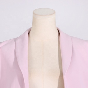 OUDINA Street Fashion Three-dimensional Elegant Flower Button Back Decoration Shawl <strong>Women's</strong> Jacket <strong>Women</strong> Ladies Blazers - Product Image 4