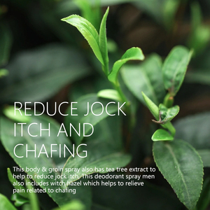 Spray corporel naturel pour hommes, apaise la peau, réduit les démangeaisons et les irritations, neutralise les odeurs, extrait d'arbre à thé et d'hamamélis, <span class=keywords><strong>soin</strong></span> déodorant quotidien - Product Image 4