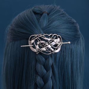 Vintage Viking Dragon Celtic Knot Hairpinhair <b>Clip</b> Nordic Norwegian Style Party Accessories Women Gothic Hair Stick Hair <b>Clip</b> - Product Image 4