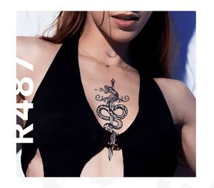 Autocollants de <span class=keywords><strong>tatouage</strong></span> temporaire en gros conception de bras de fleur de dame fraîche pour les hommes petit <span class=keywords><strong>faux</strong></span> <span class=keywords><strong>tatouage</strong></span> au henné imperméable commande minimum 10 pièces - Product Image 1