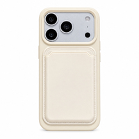Étuis de téléphone en TPU avec porte-cartes magnétique détachable N52 pour iPhone 18, 17 Pro, 16 Plus, 15 Pro Max, 14 Pro, 12
