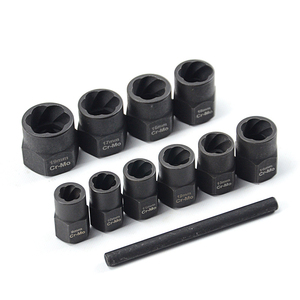 11-piece 3/8 Bolt <strong>Nut</strong> <strong>Removal</strong> <strong>Set</strong> Metric <strong>Socket</strong> Tool <strong>Nut</strong> <strong>Removal</strong> Anti-Thread <strong>Socket</strong> Sleeve Tools Hand Repair Tool Kit - Product Image 5