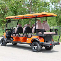 Voiturette de golf électrique certifiée EEC GCC, écologique, longue portée, haute vitesse, avec chariot arrière pour usage commercial