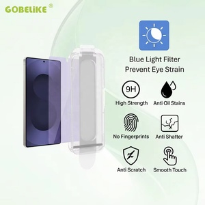Kit de protection d'écran en verre trempé anti-lumière bleue 10s <span class=keywords><strong>Zero</strong></span> Mistake Easy Align Tray pour iPhone 18 17 16, installation facile - Product Image 3