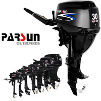 Nouveau bateau gonflable à essence 2 temps refroidi par air 15HP moteur hors-bord moteur de bateau chinois