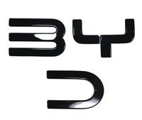 Accessoires de style extérieur pour BYD Shark 6 Pickup Black Warrior : Grille avant, Emblème de hayon arrière, Badge
