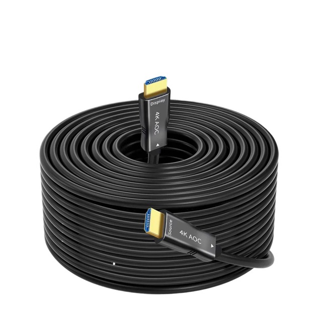 AOC HDMI Fiber Optic Cable for TV Box Fire Stick Ultra HD Laptop PC Video Cord 60M 100M UHD HDR HDCP EARC Consumer Electronics
