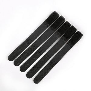 Sangle de fixation de câble auto-adhésive écologique haute résistance avec boucle réglable pour batterie, attache-câble textile à motif - Product Image 1