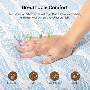 Harga pabrik kustom matras kasur busa memori pemanasan lambat sejuk kepadatan tinggi ortopedi untuk nyeri punggung - Product Image 5