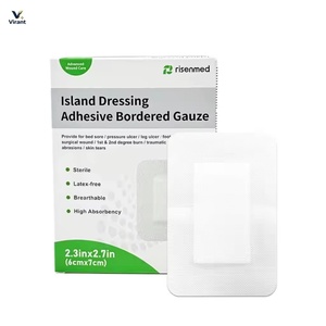 Apósito de PU adhesivo no tejido, estéril, impermeable y sin látex para <span class=keywords><strong>heridas</strong></span> tipo isla - Product Image 1