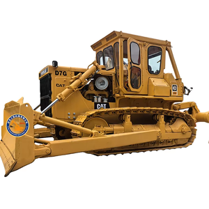 Bulldozer usado CAT D7G a la venta con gran cabrestante y topadora sobre orugas de motor original D7g - Product Image 1