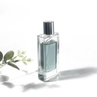 Botol Kaca Berkualitas Tinggi Dengan Tutup Atomizer Botol Parfum Semprot Botol Kemasan Perawatan Kulit Botol Parfum 50ml